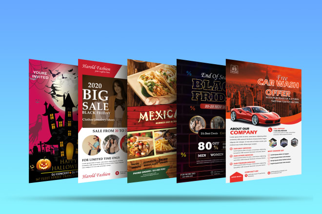 I will design eye catching banner, poster, standee, billboard for advertising