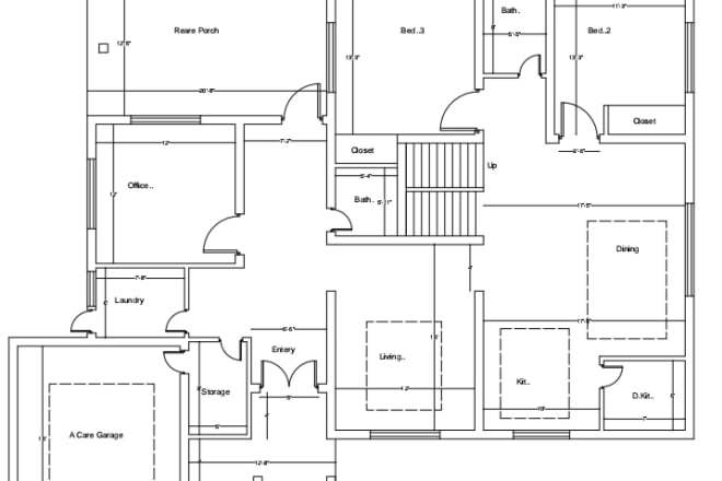 I will design floor plans or house plans using autocad