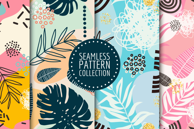 I will design floral, animal print and paisley seamless patterns