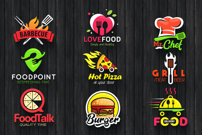 I will design food and restaurant logo, BBQ menu