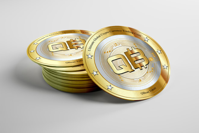 I will design gold and silver coin logo crypto,token,bitcoin,cryptocurrency,3d coin