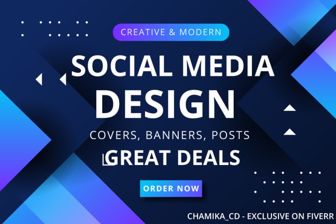 I will design graphics for all social medias