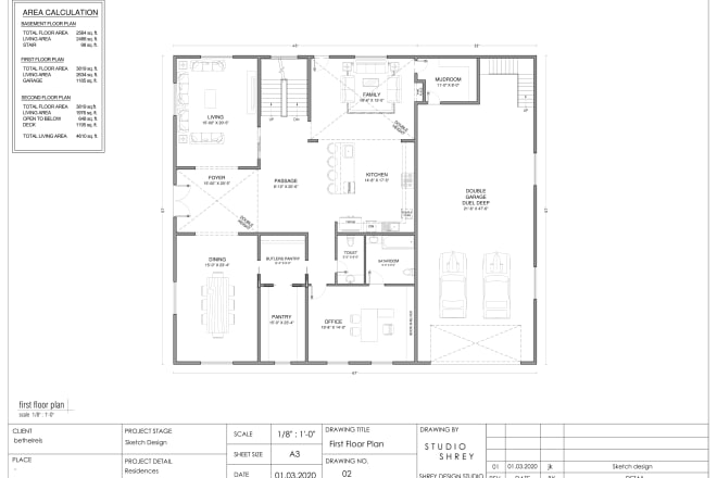 I will design house and architect drawings