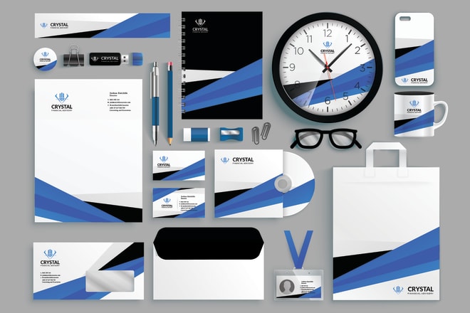 I will design logo, business card, letterhead, and stationery items