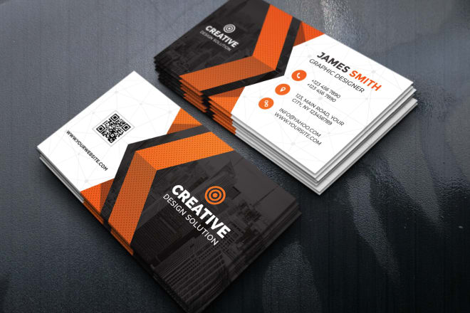 I will design luxury double sided business card