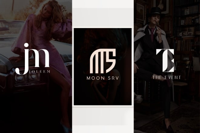 I will design luxury fashion logo with source file