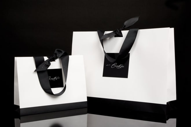 I will design luxury shopping bag and paper bag