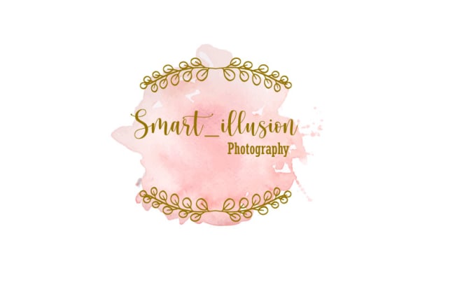 I will design luxury watercolor or photography logo
