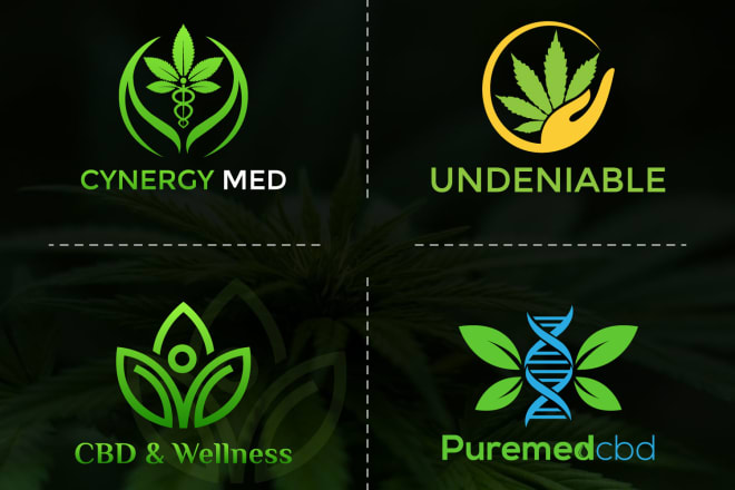 I will design medical cannabis hemp natural and cbd oil logo