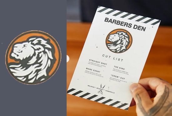 I will design minimal logo or business cards