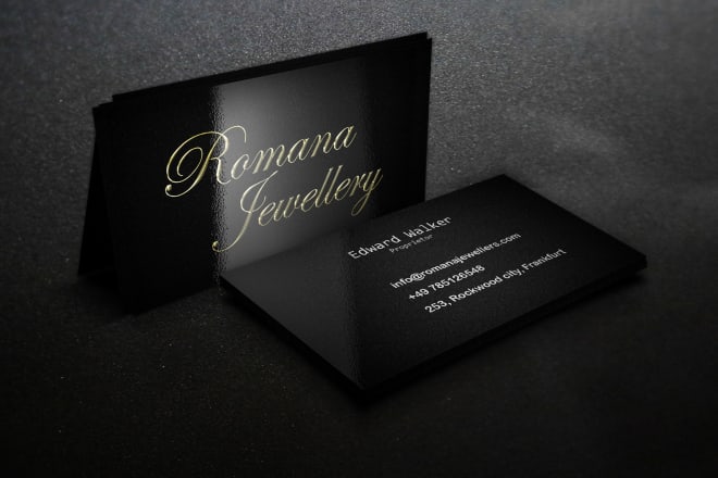 I will design modern luxury custom business card for your business