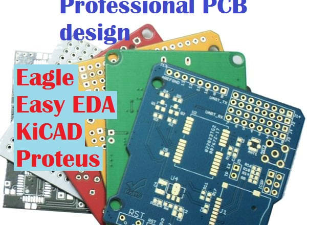 I will design or modify pcb boards in kicad,eagle and easy eda