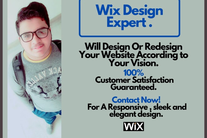 I will design or redesign an elegant wix or shopify site