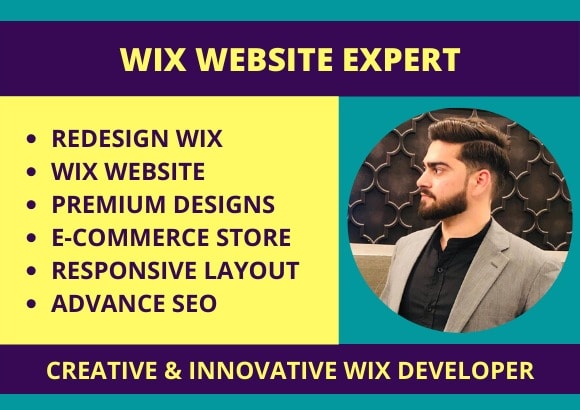 I will design or redesign wix website and wix ecommerce