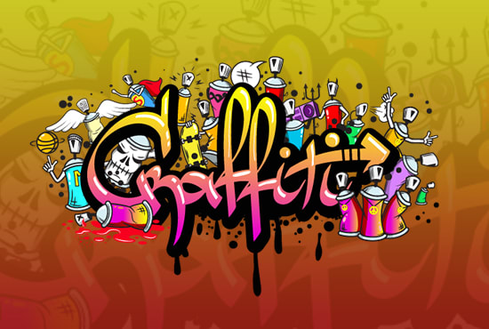 I will design original graffiti style for your logo or your word