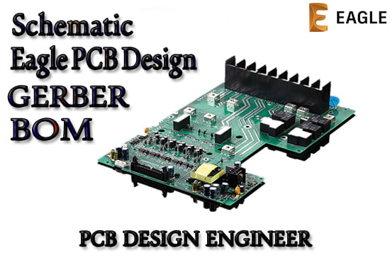 I will design pcb boards for your schematic in eagle pcb design software
