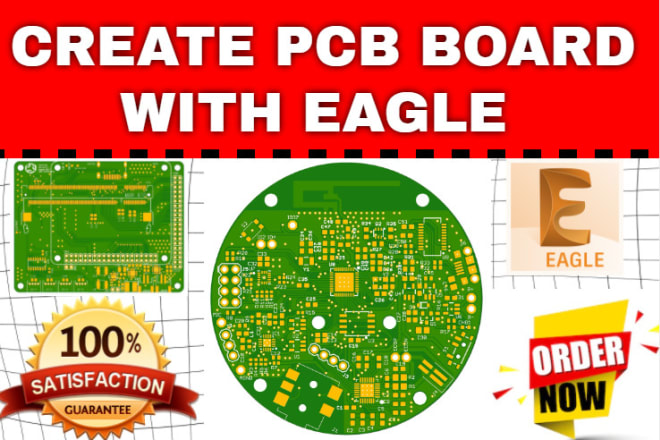 I will design pcb layout in eagle pcb design software