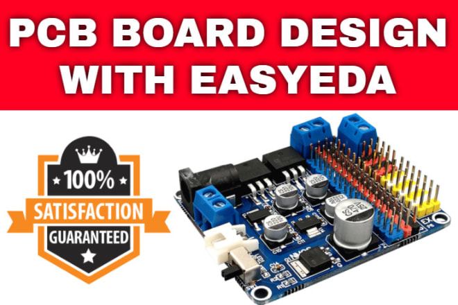 I will design pcb layout in easyeda pcb design software