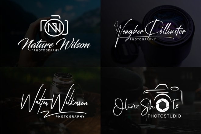 I will design photography watermark or signature logo