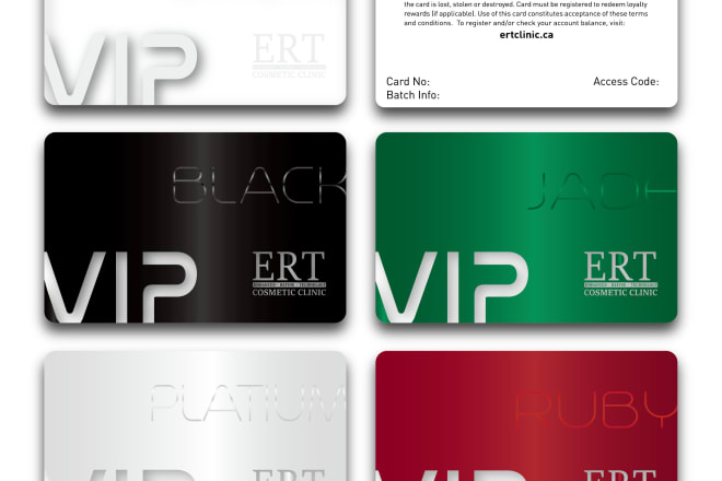 I will design plastic gift card, plastic business card for printing