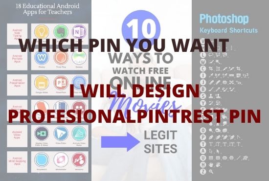 I will design professional best pinterest pins