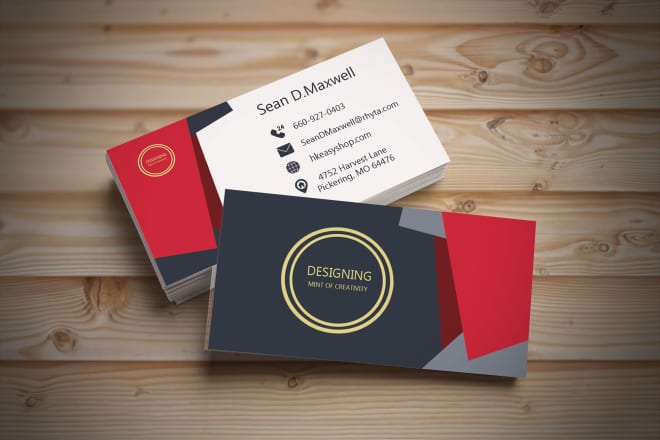 I will design professional business and personal card