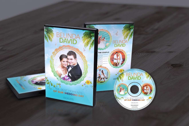 I will design professional cd dvd cover and label