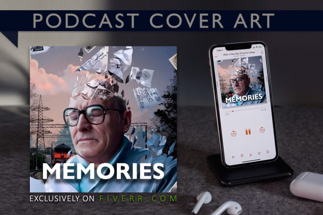 I will design professional eye catching podcast cover art