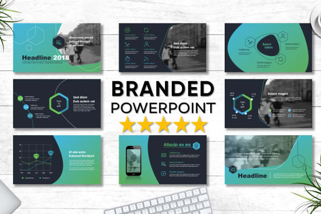 I will design professional powerpoint presentation, investor pitch deck