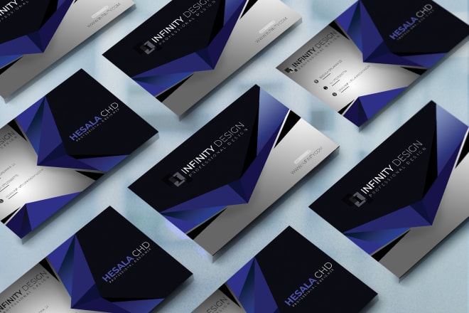 I will design professional unique abstract business card
