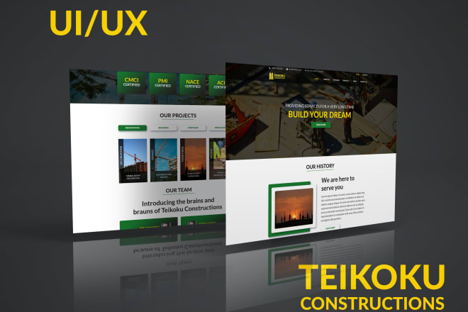 I will design professional website UI design