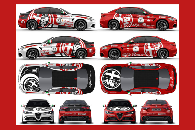 I will design racing car, bick,boat truck wrap with the racing graphic concepts,livery