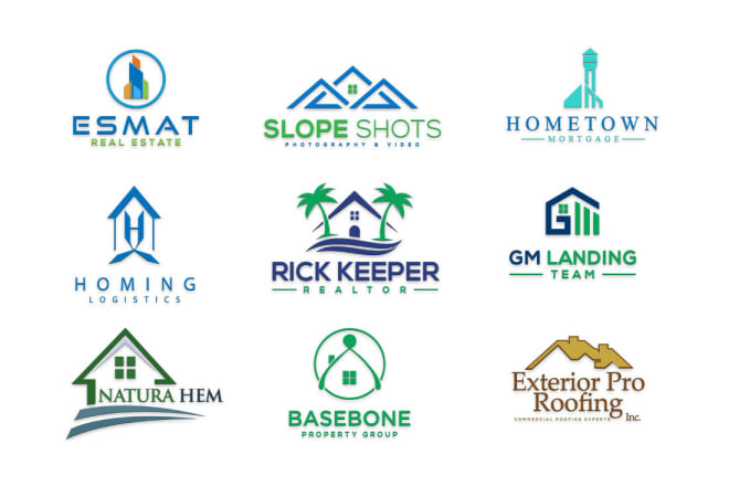 I will design real estate property building company logo in quick time