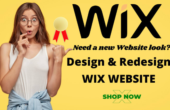I will design, redesign or alter your wix website