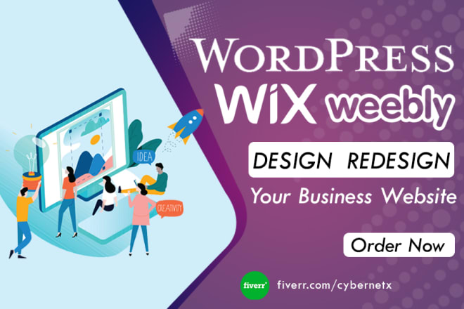 I will design, redesign or migrate your wix, weebly or wordpress website