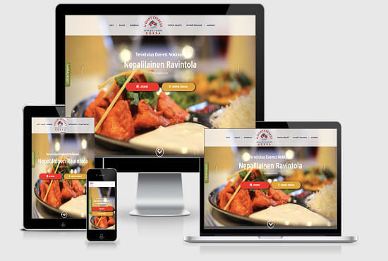 I will design restaurant wordpress website