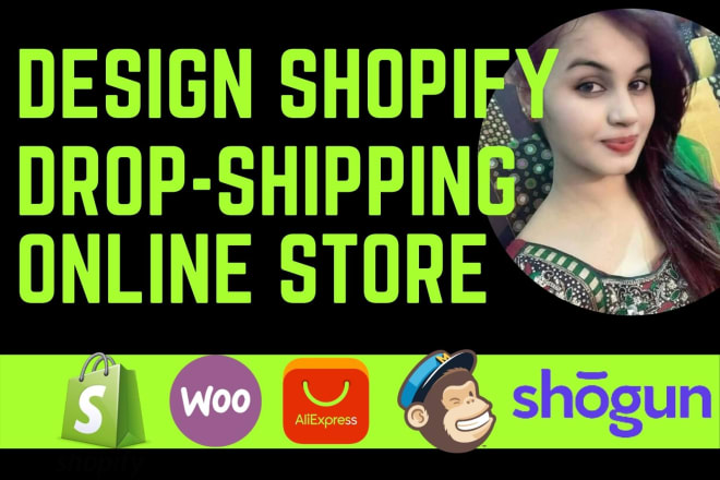 I will design shopify online store full automated aliexpress drop shipping store expert