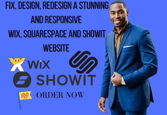 I will design stunning squarespace, showit, wix website, wix ecommerce