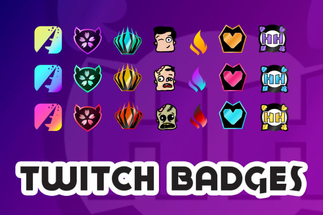 I will design sub badges for your twitch