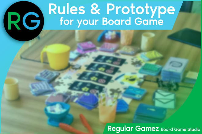 I will design the rules and full prototype for your board game idea