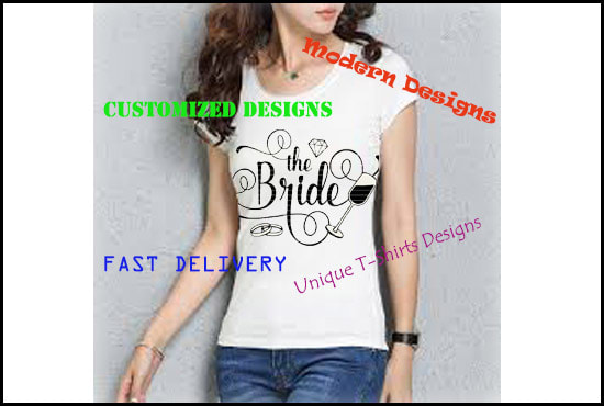 I will design the t shirts and any kind of dress in your mind