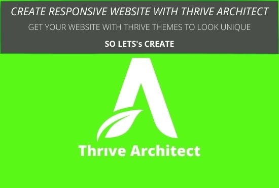 I will design thrive themes wordpress website with thrive architect