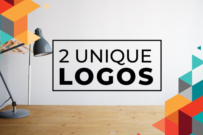 I will design two unique logo plus free mock up