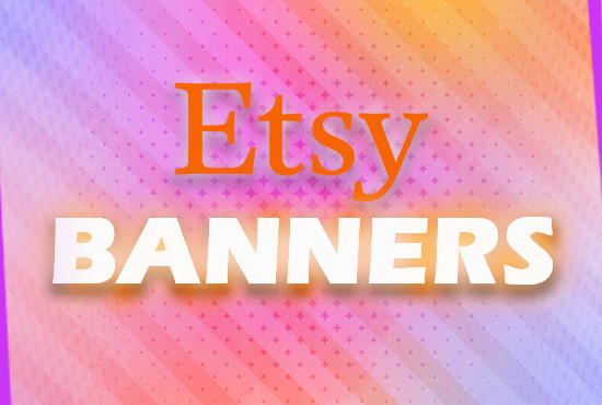 I will design unique etsy banner etsy shop banner or cover photo and shop icons