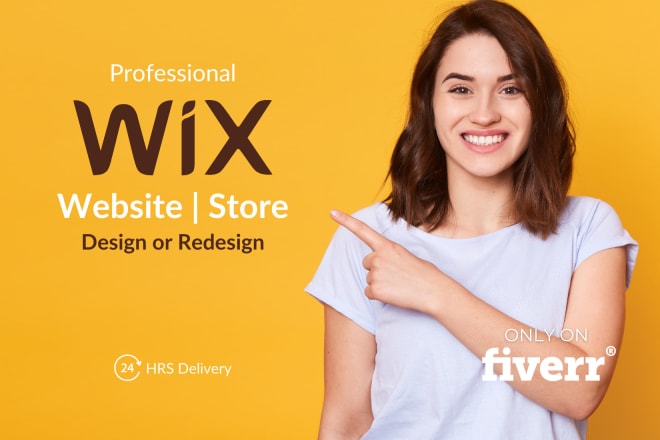 I will design wix website or redesign wix online store