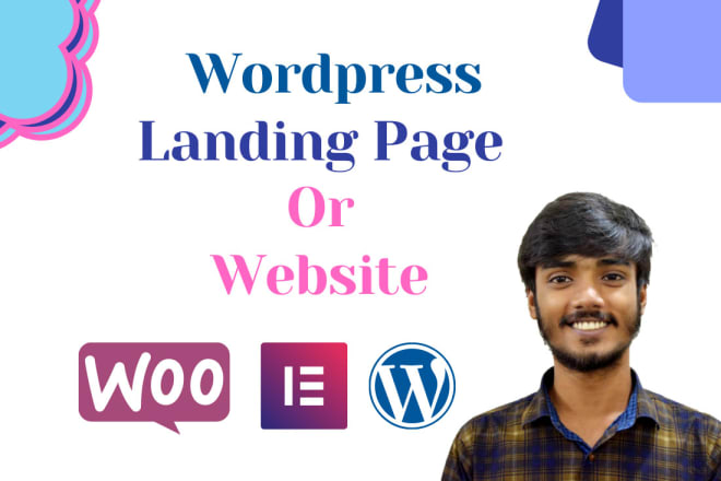 I will design wordpress squeeze page,landing page or website