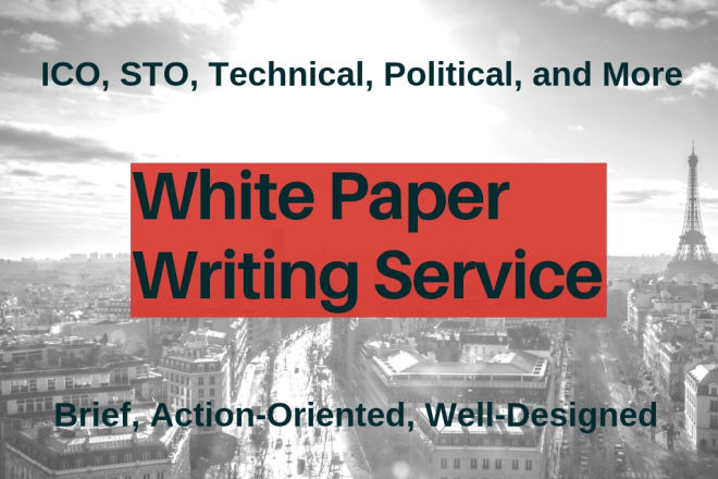 I will design, write a white paper