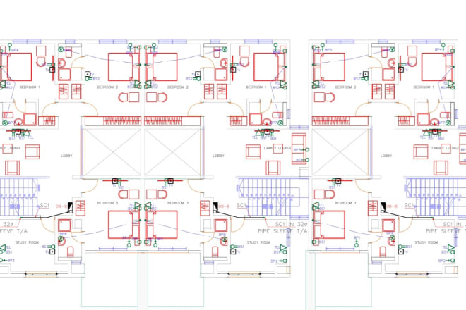 I will design your electrical and mechanical services drawing
