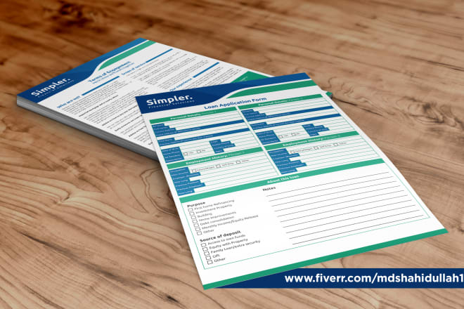 I will design your PDF form and make it fillable