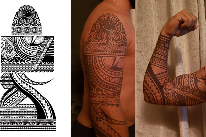 I will design your polynesian tribal tattoo